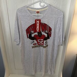 Homage San Francisco 49ers Patrick Willis T-Shirt HOF Class of 2024 XL Gray NWT